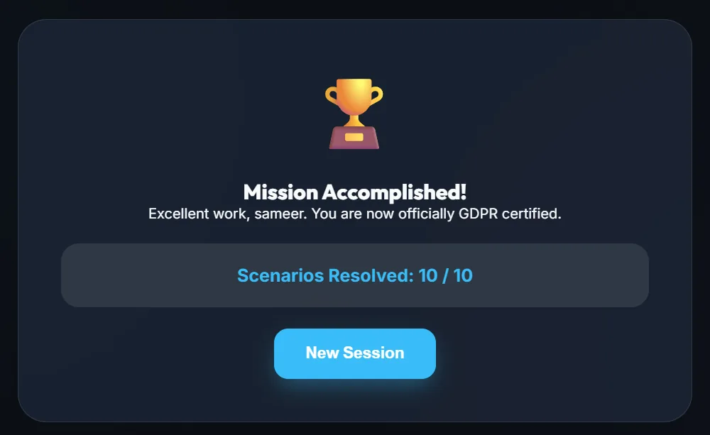 GDPR Guardian — screen 3