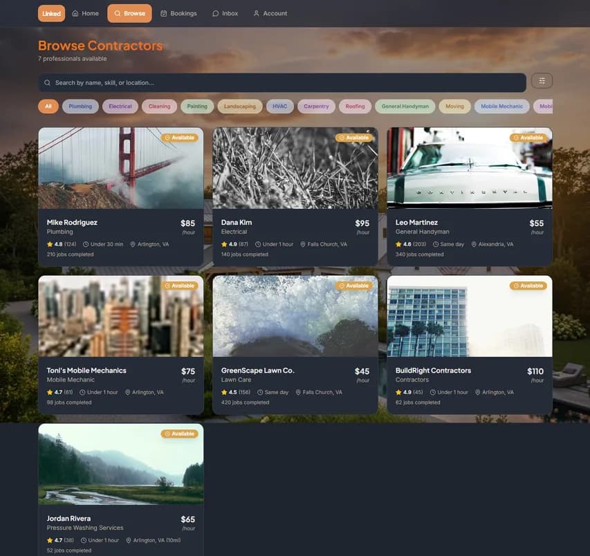 Linked — screen 2
